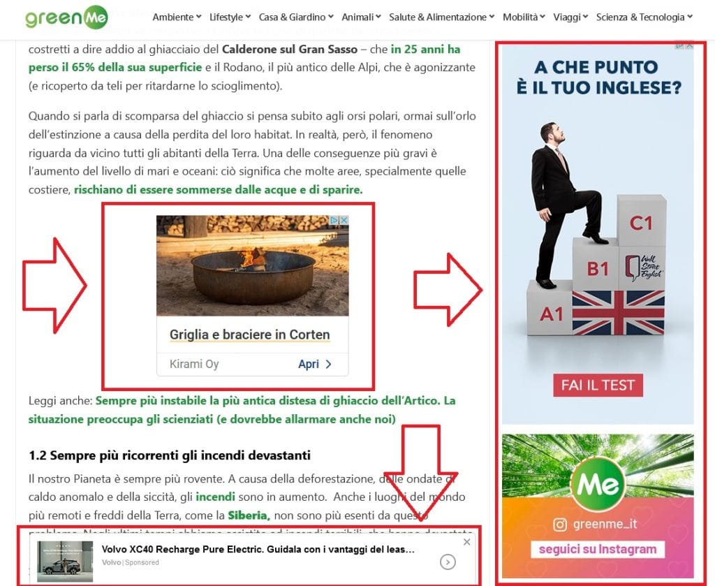 Annunci su rete display Google
